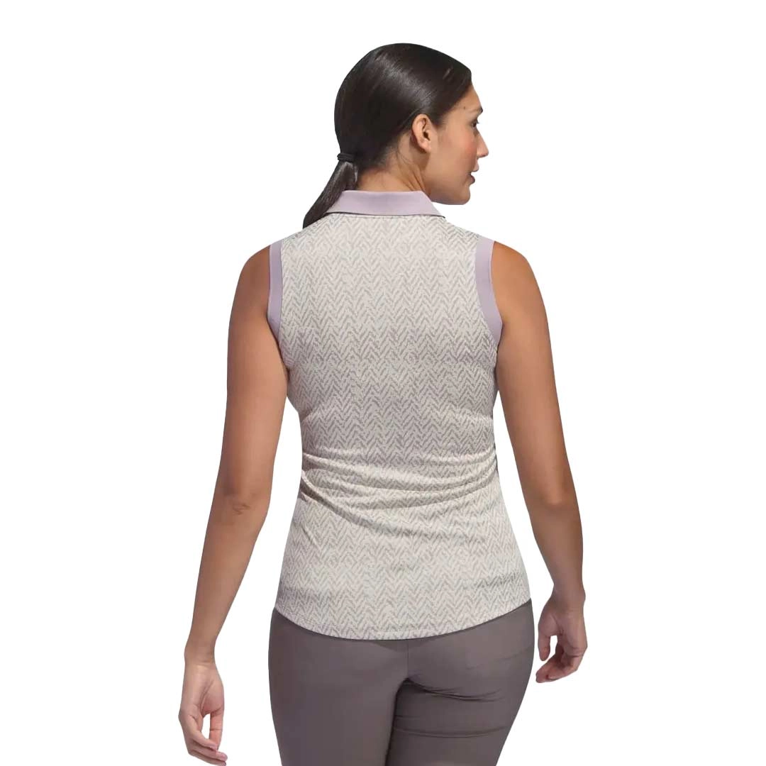 adidas - Women's Ultimate365 Jacquard Sleeveless Polo (IP8691)