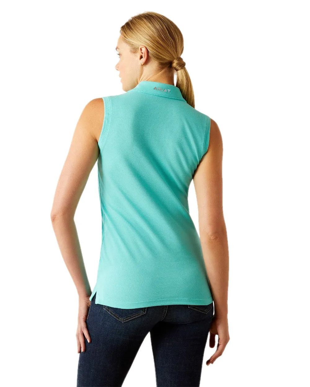 Ariat Womens Prix 3.0 Sleeveless Polo Shirt
