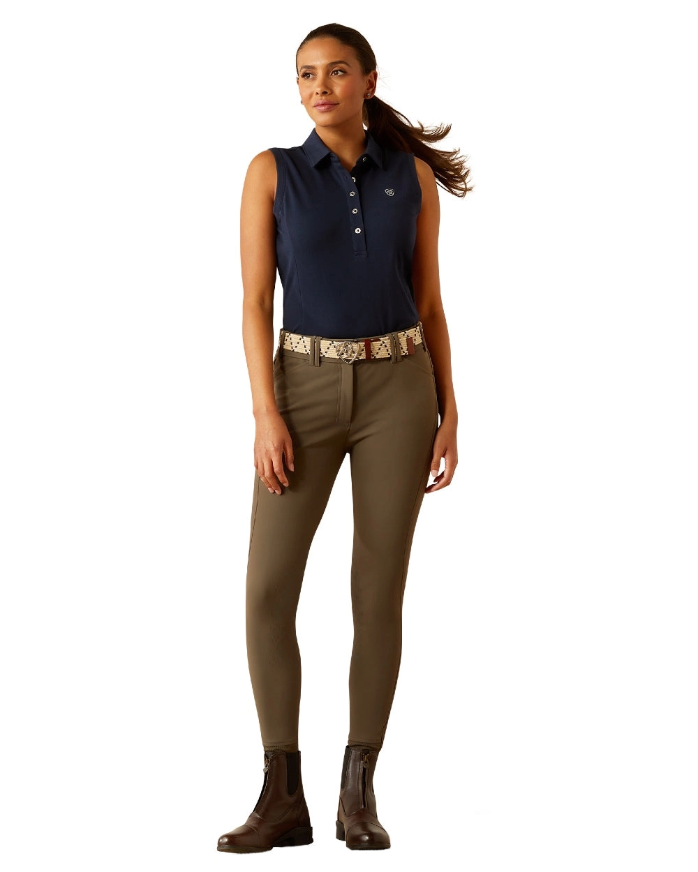Ariat Womens Prix 3.0 Sleeveless Polo Shirt