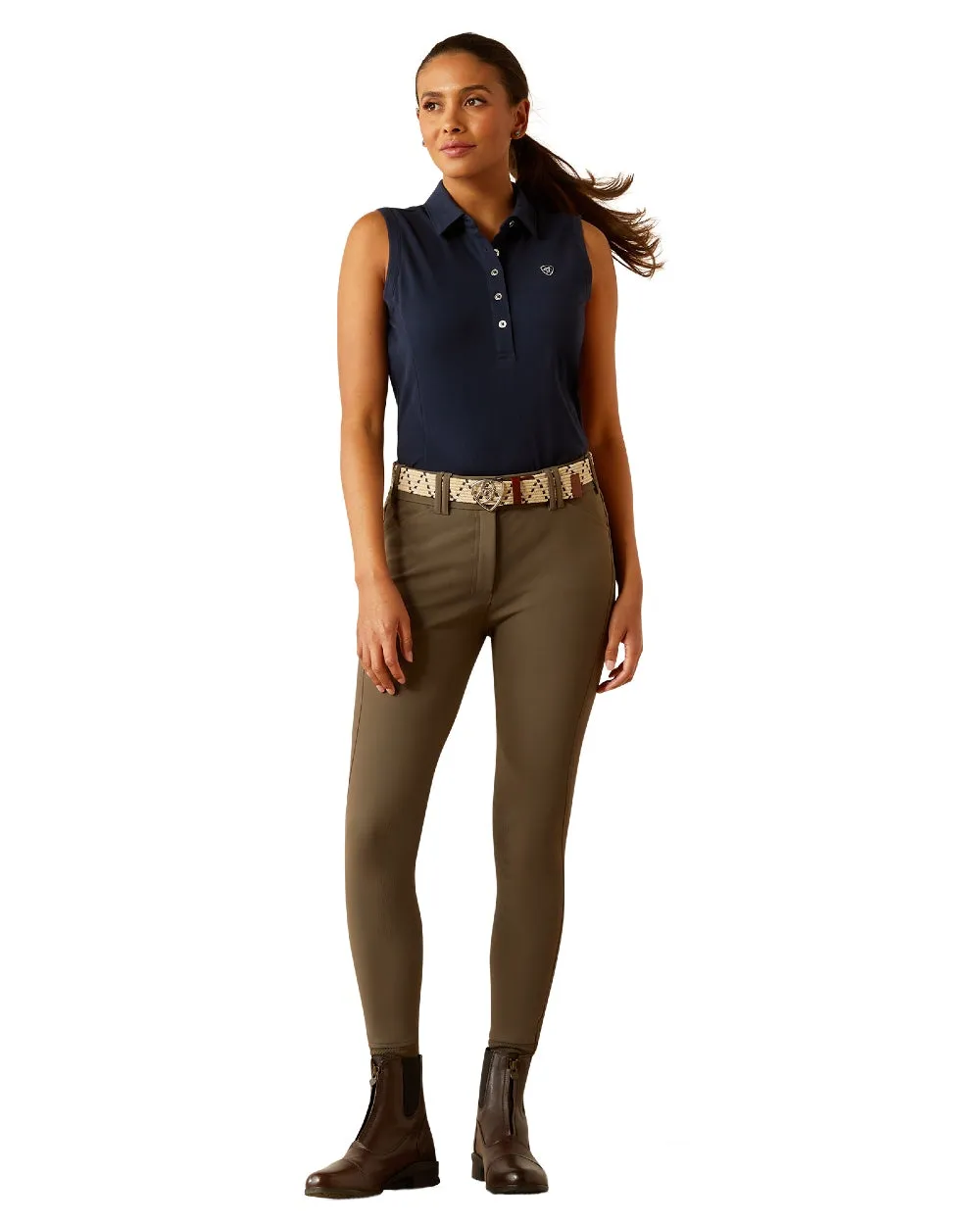 Ariat Womens Prix 3.0 Sleeveless Polo Shirt