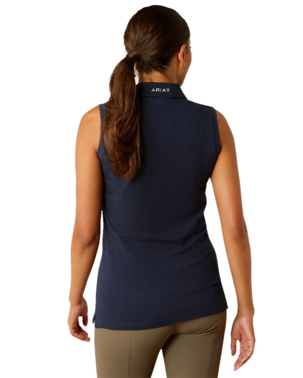 Ariat Womens Prix 3.0 Sleeveless Polo Shirt