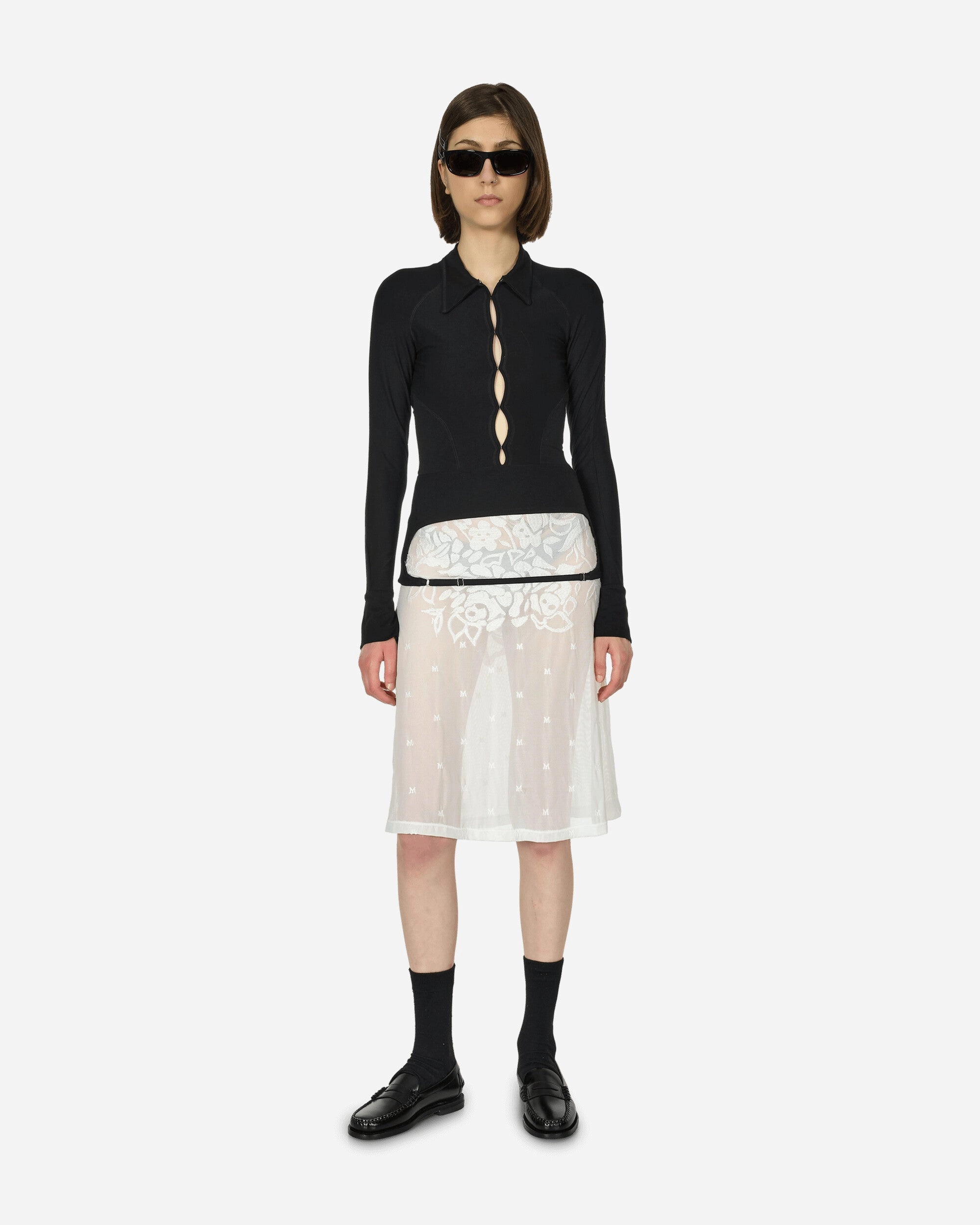 Backless Jersey Shirt Black