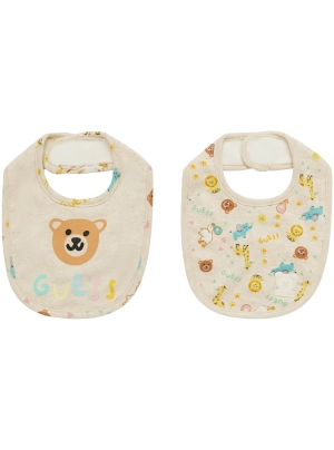 Beige Bib 2 Piece Set