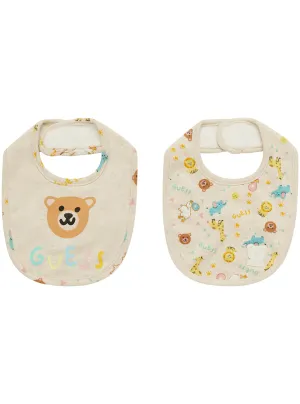 Beige Bib 2 Piece Set