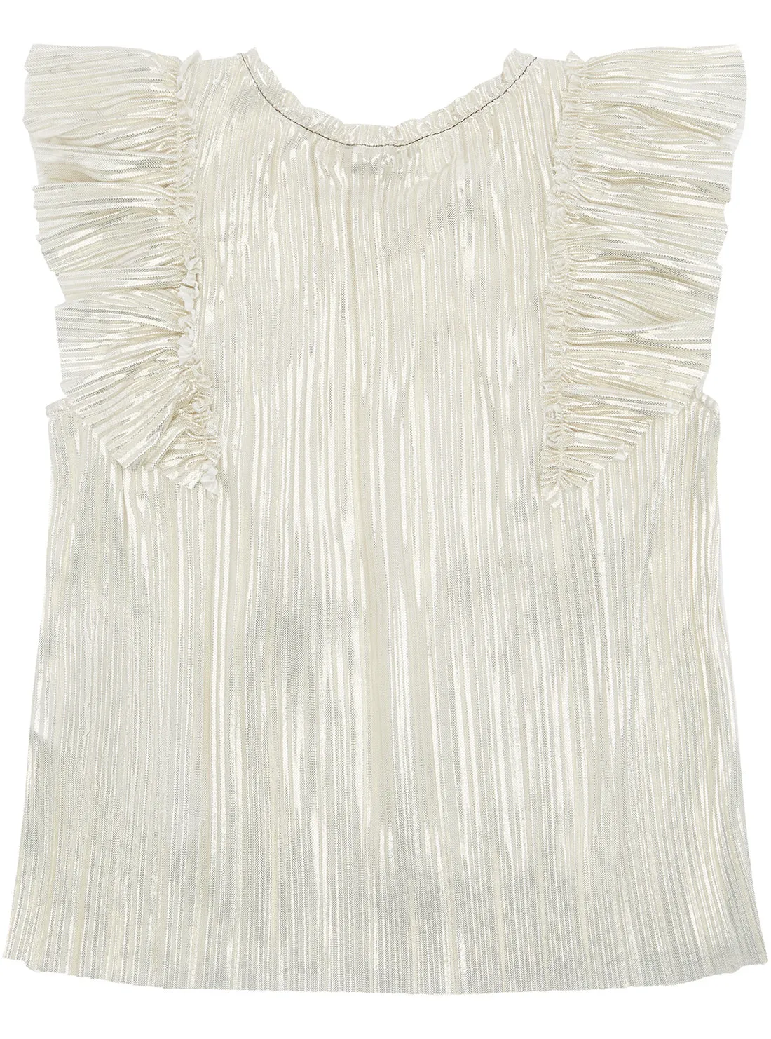Beige Frill T-Shirt (7-16)