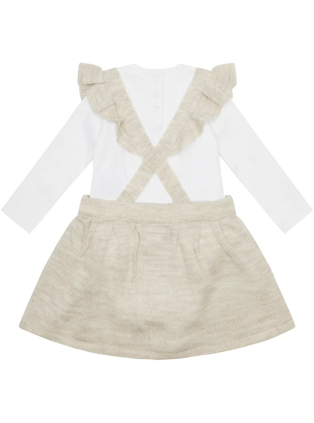 Beige Top and Overall Skirt (2-7)