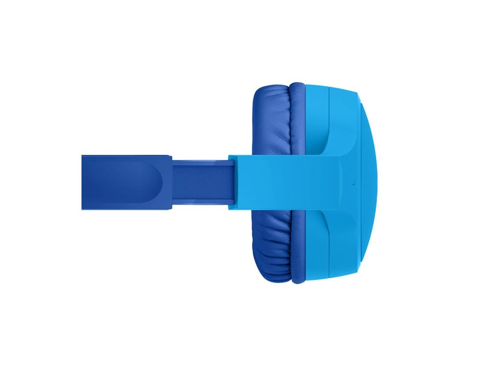 Belkin SoundForm Mini - Headphones with mic - on-ear - Bluetooth - wireless, wired - 3.5 mm jack - blue AUD002BTBLV3