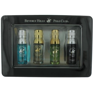 Beverly Hills Polo Club Men's Mini Set - Active, Classic, Rouge and Sexy, 4 Piece