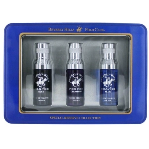 Beverly Hills Polo Club Men's Mini Set - Blue Special Reserve Collection, 3 Piece