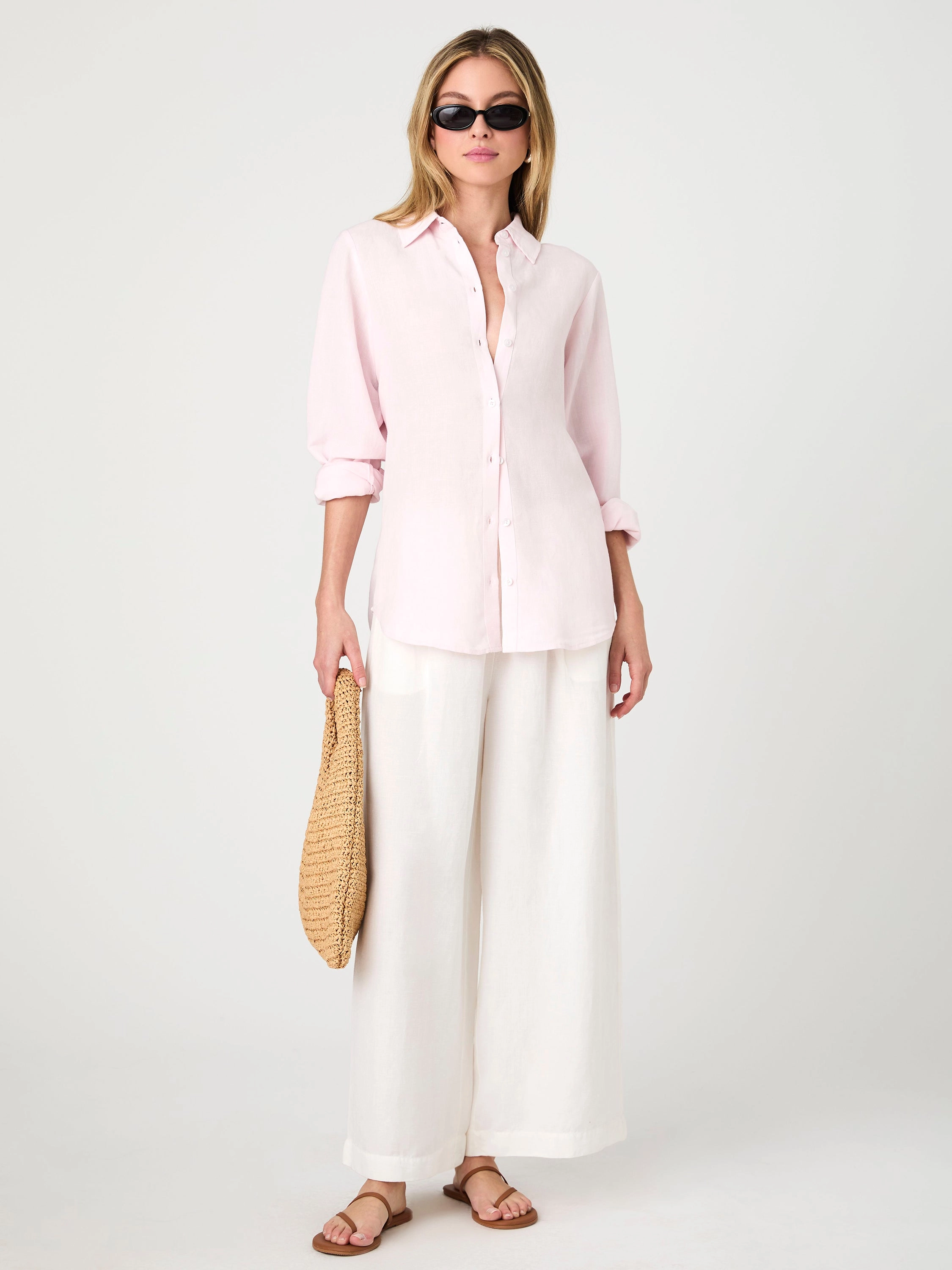 Birdie Linen Oversized Shirt