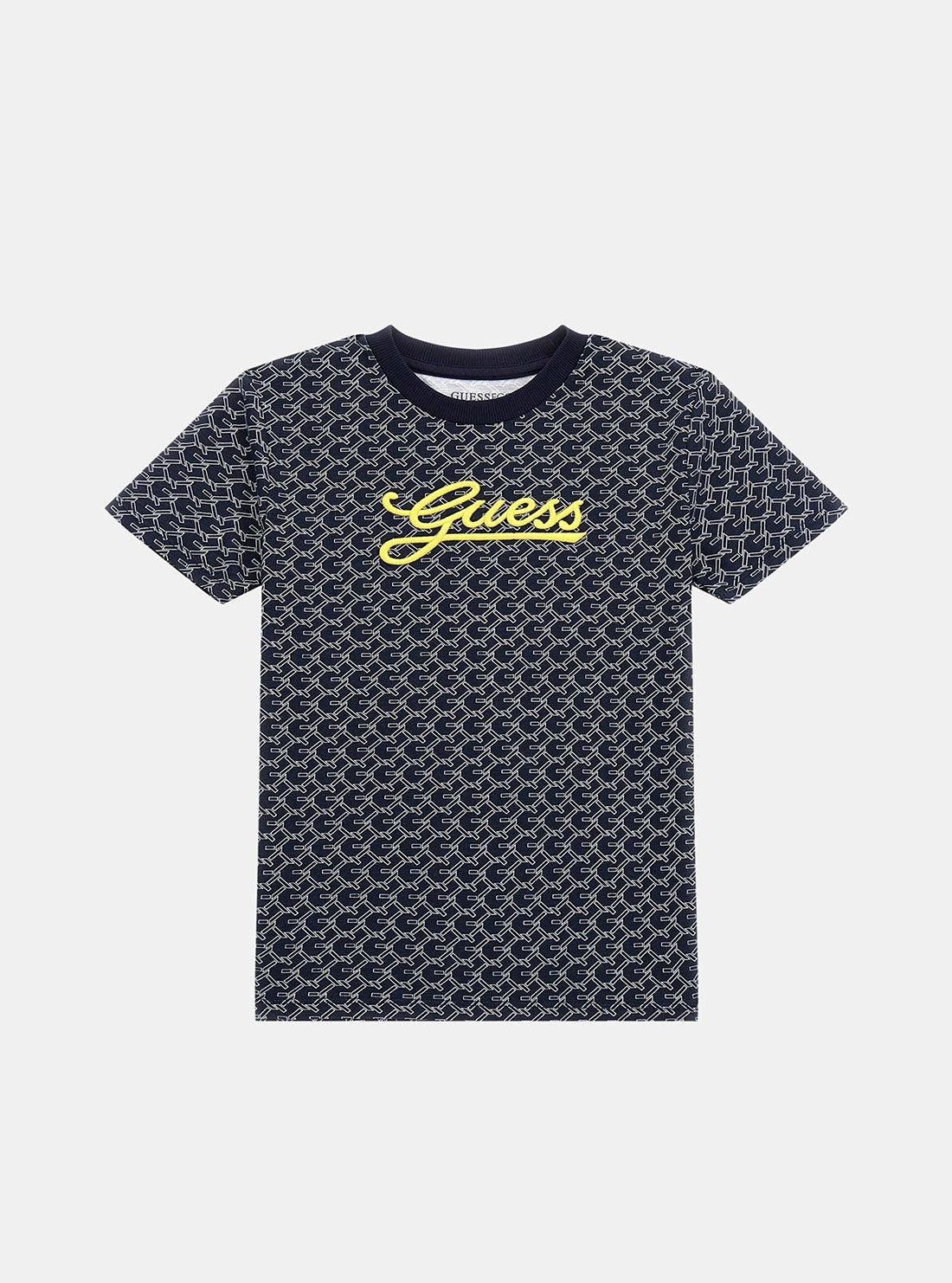 Blue G-Chain Print T-Shirt (7-16)