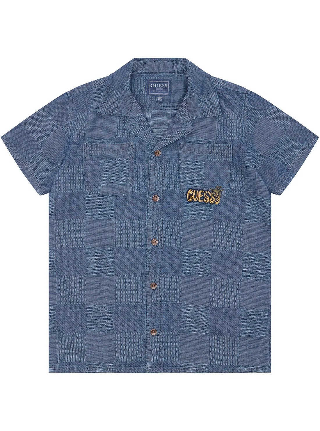 Blue Indigo Dobby Shirt (2-7)