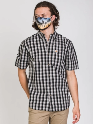 CARHARTT MIDWGHT SHORT SLEEVE PLAID  - CLEARANCE