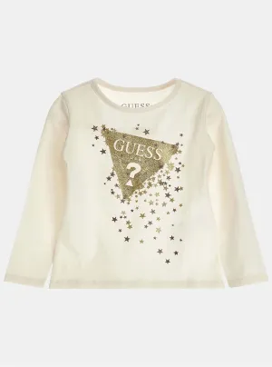 Cream Long Sleeve T-Shirt (2-7)