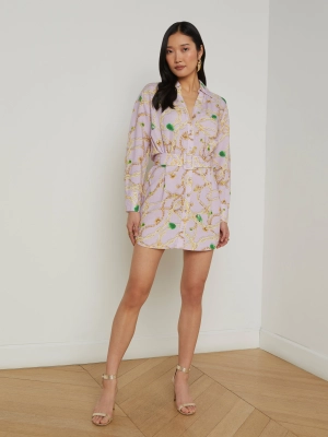 Demie Linen-Blend Shirt Dress