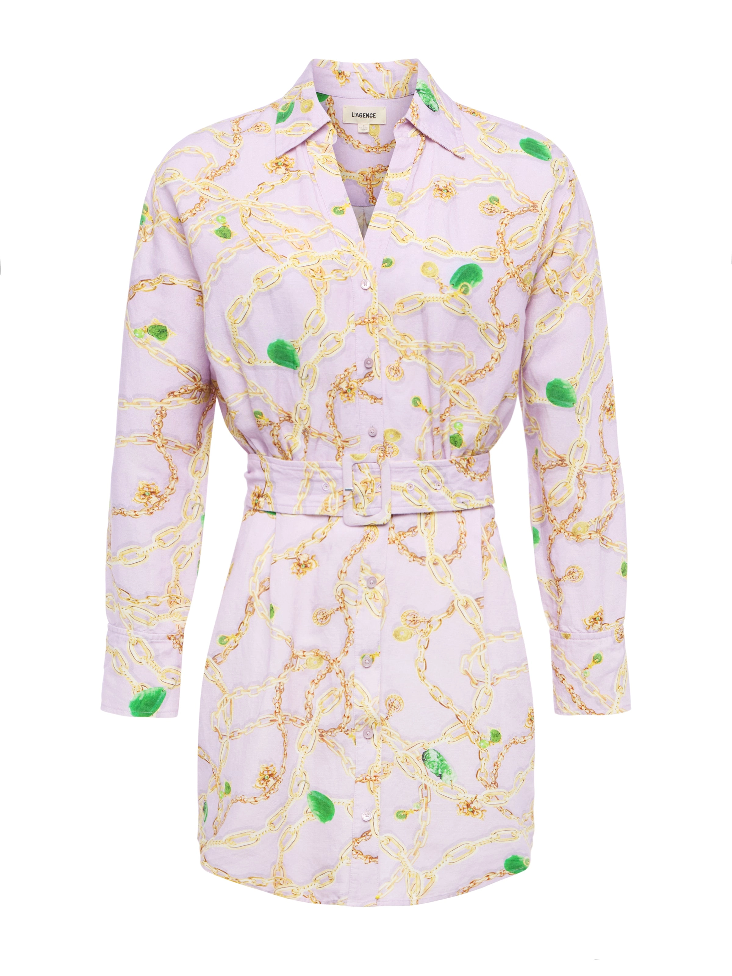 Demie Linen-Blend Shirt Dress
