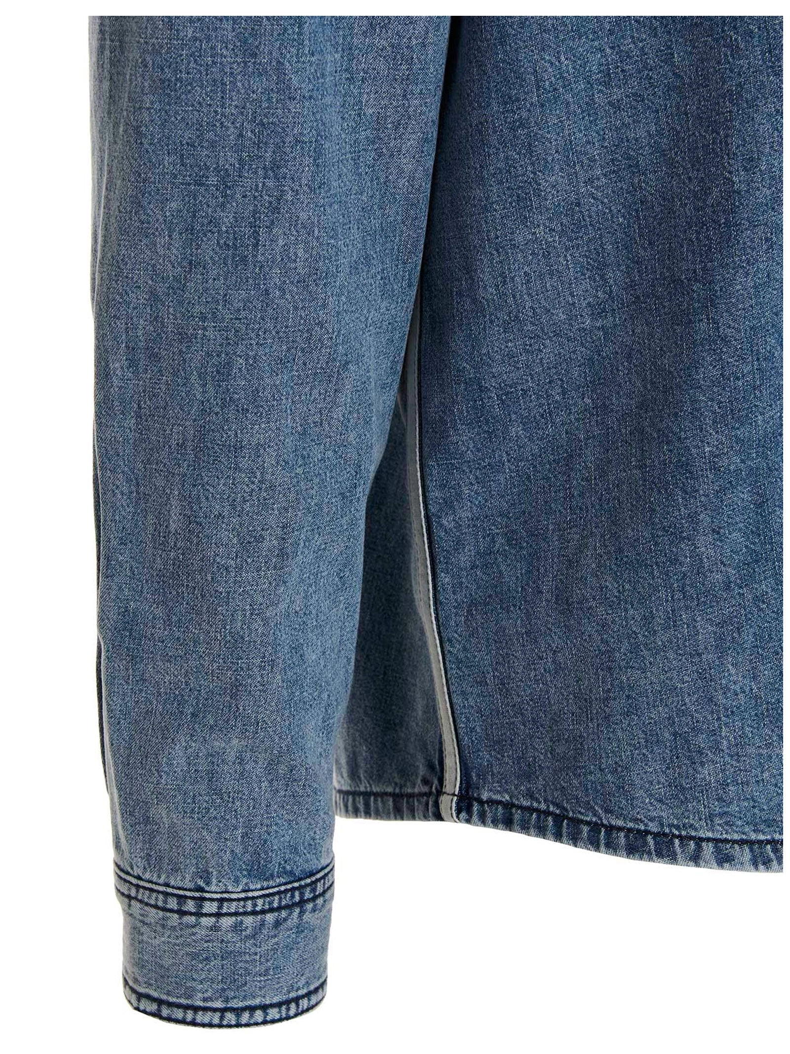Diesel D-Tuyman Zip-Detailed Denim Shirt