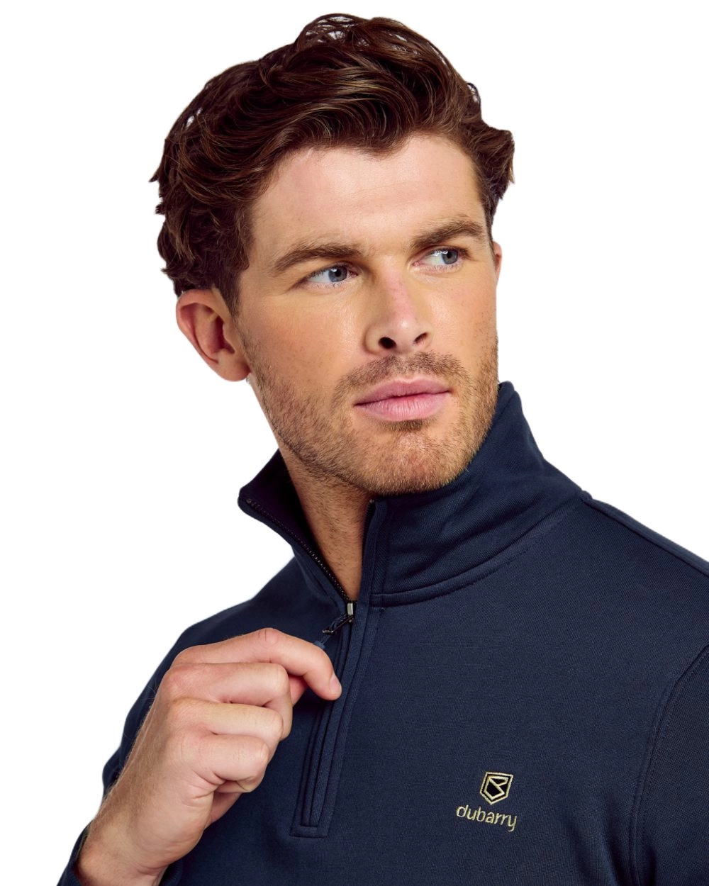 Dubarry Mens Boyce Zip Neck Sweater