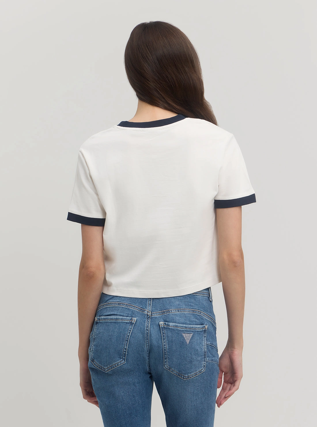 Eco White Blue Raquelle T-Shirt