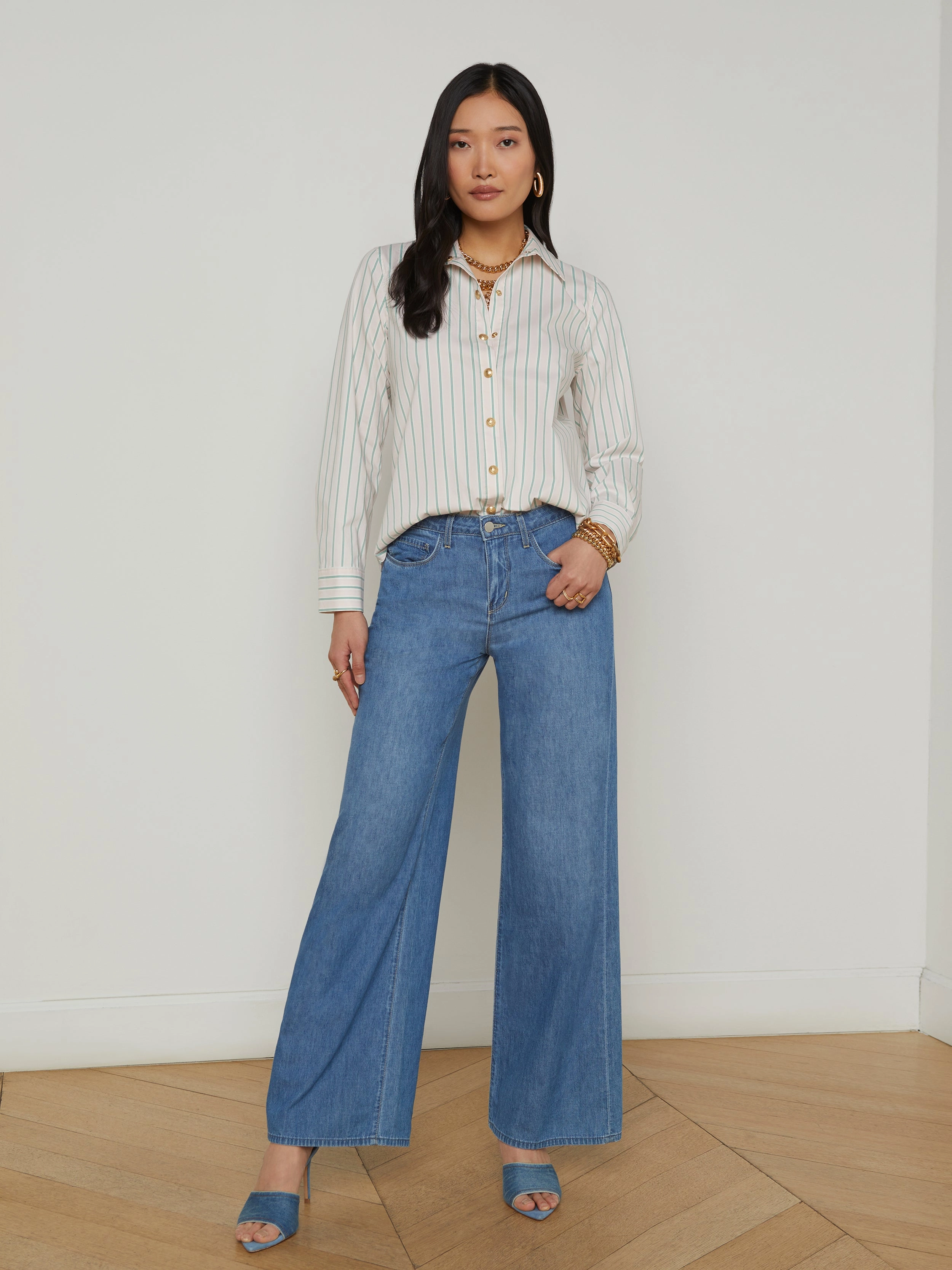 Ellery Poplin Button-Down Shirt