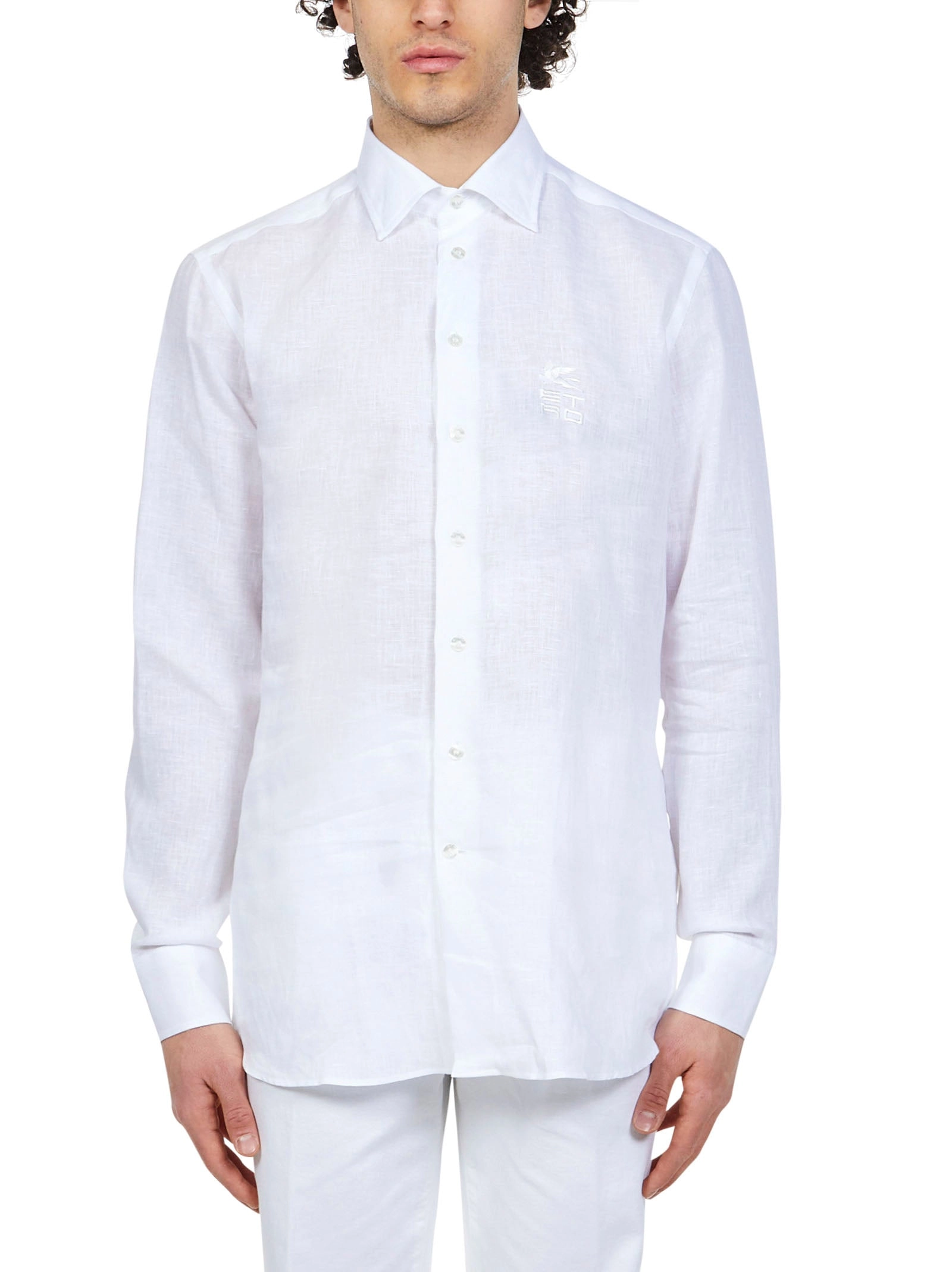 Etro Logo Embroidered Shirt