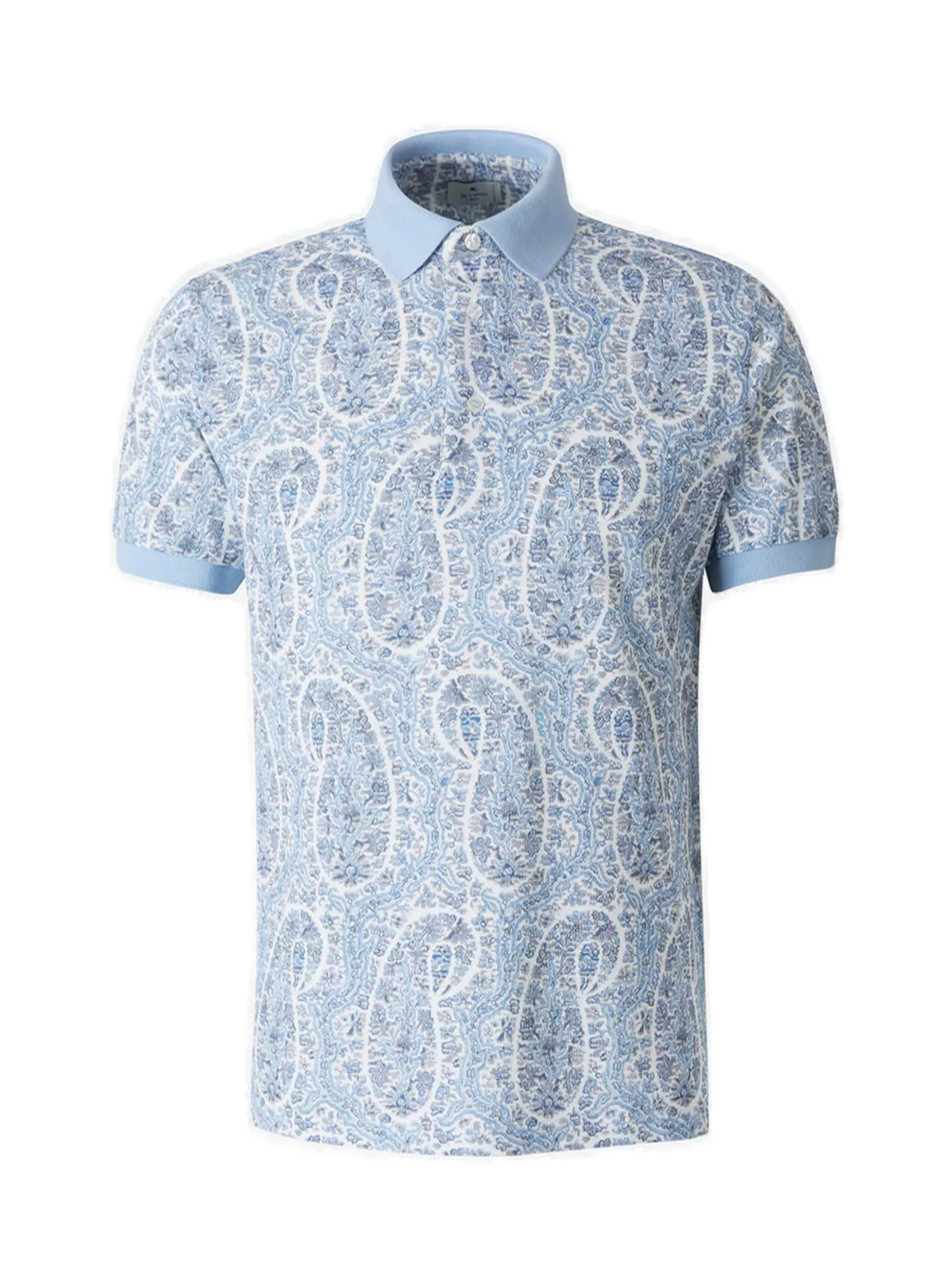 Etro Paisley Motif Polo Shirt