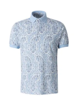 Etro Paisley Motif Polo Shirt