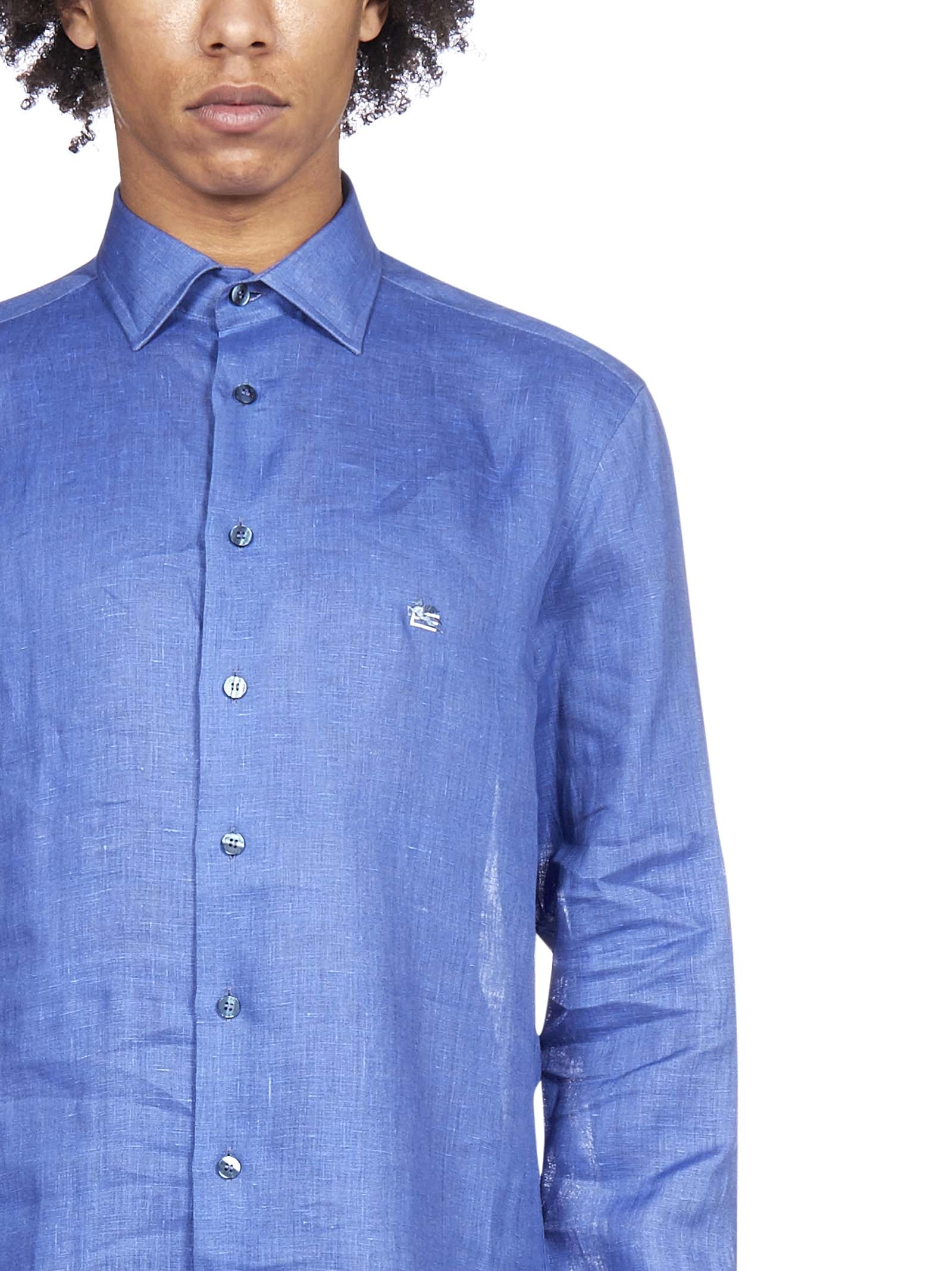 Etro Pegaso Embroidered Shirt