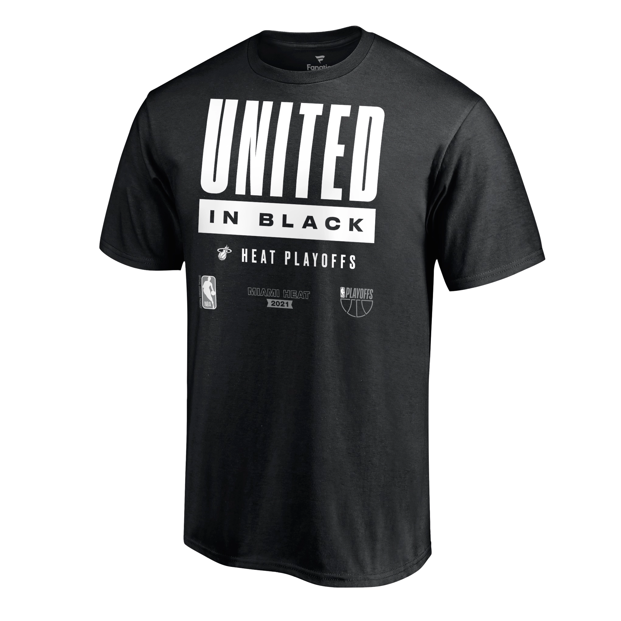 Fanatics United In Black Playoff Tee