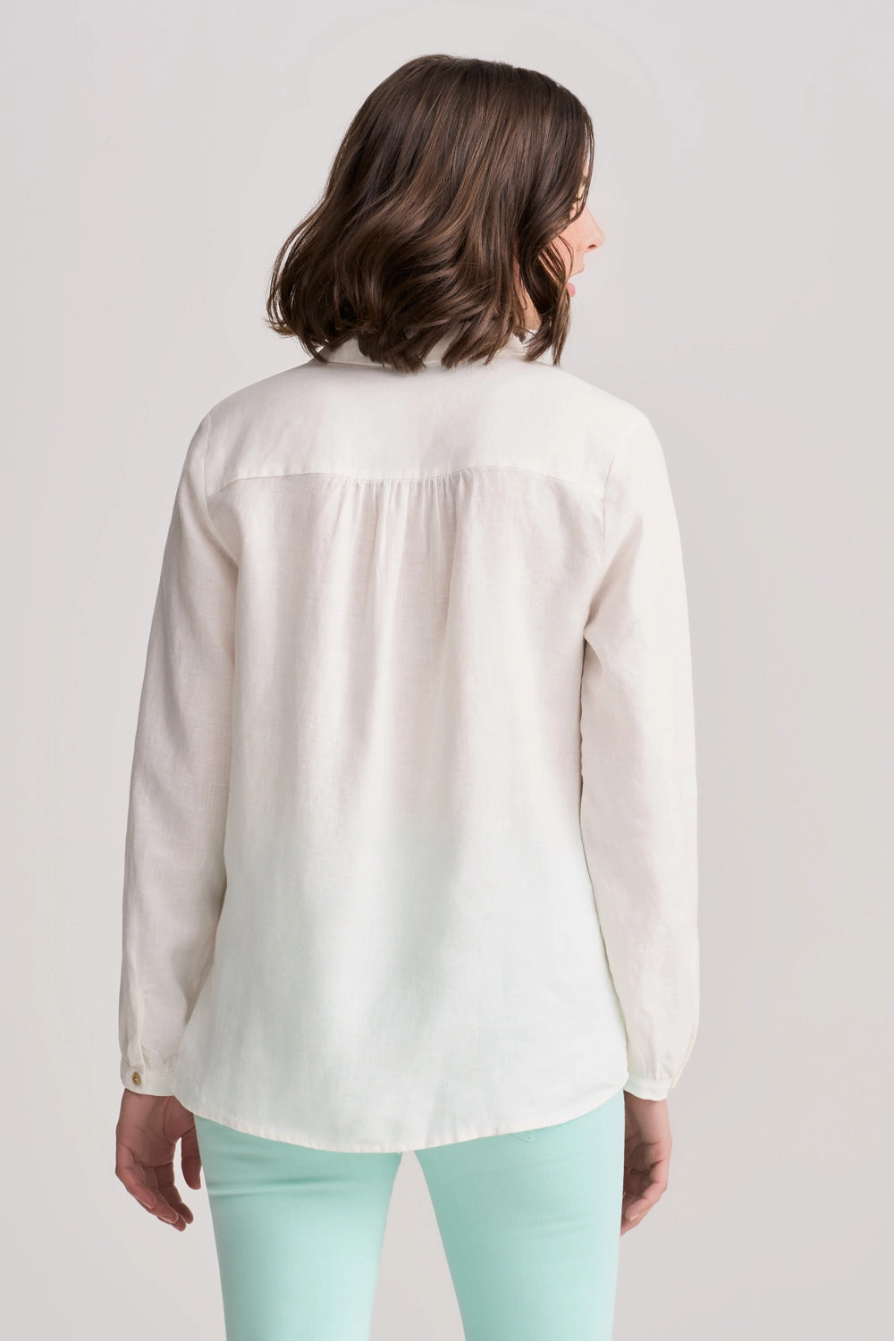 French Linen Shirt - Chalk