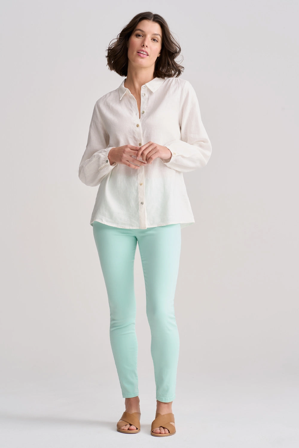 French Linen Shirt - Chalk