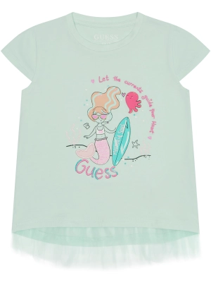 Green Chiffon T-Shirt (2-7)