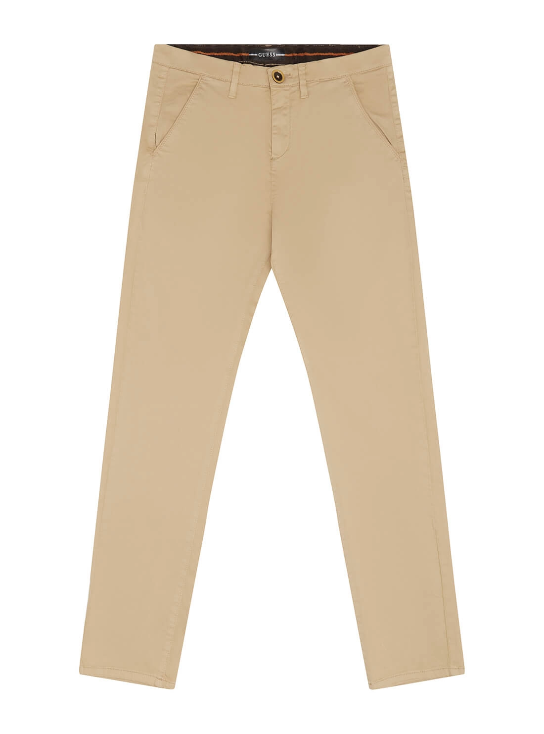 Honey Khaki Sateen Chino Pants (7-16)