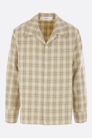 Ignacio shirt in check cotton and linen