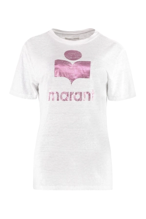 Isabel Marant Étoile Logo Printed Crewneck T-Shirt