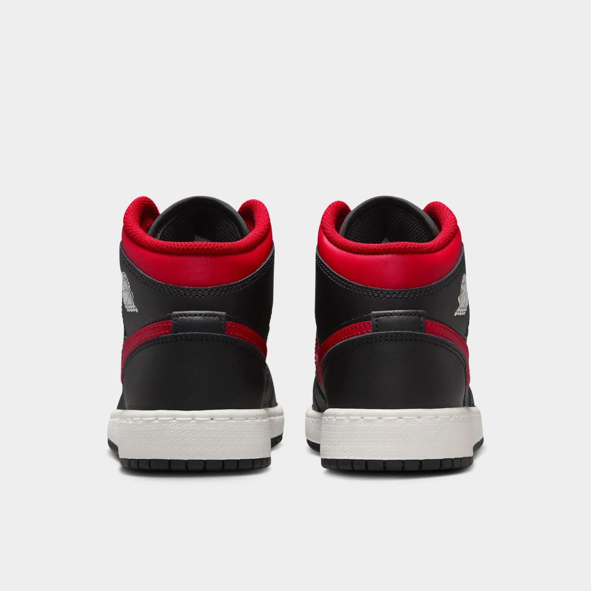 Jordan 1 Mid GS Black / Varsity Red - Summit White