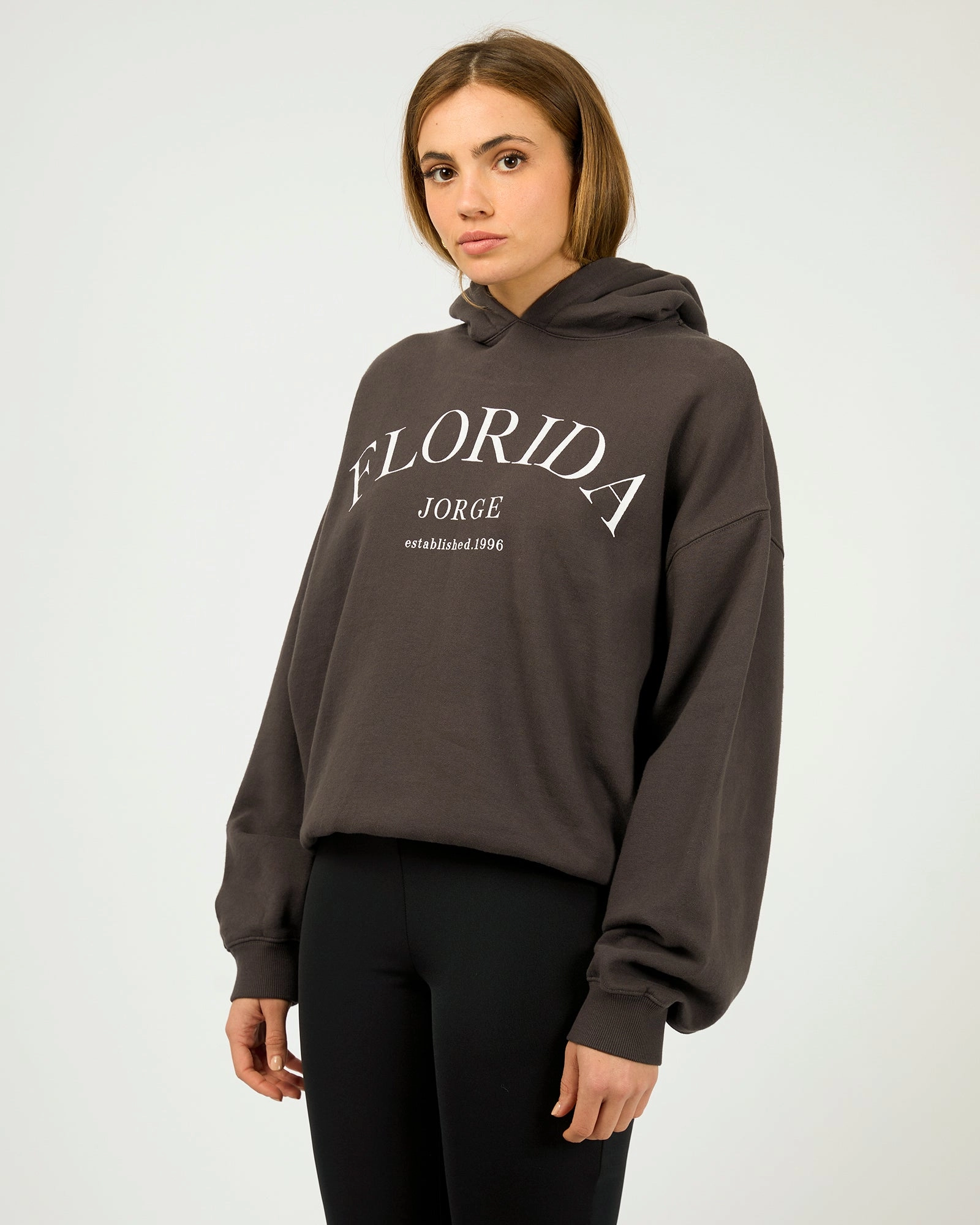 Jorge Florida Hoodie Washed Black
