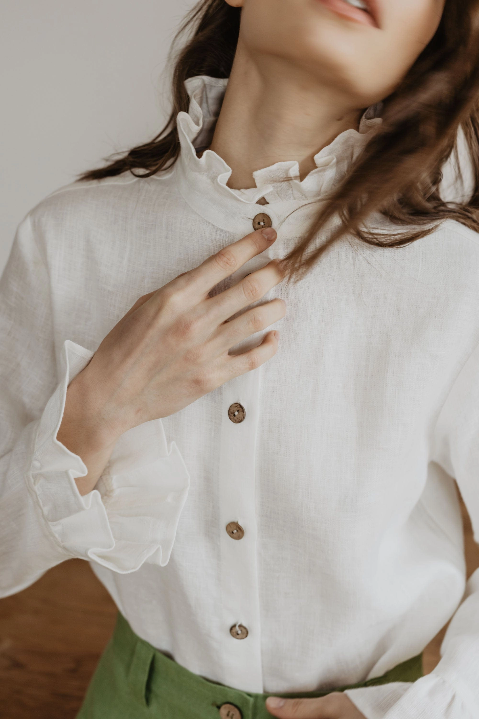 Juodkrante Women's Linen Shirt | Multiple Colours