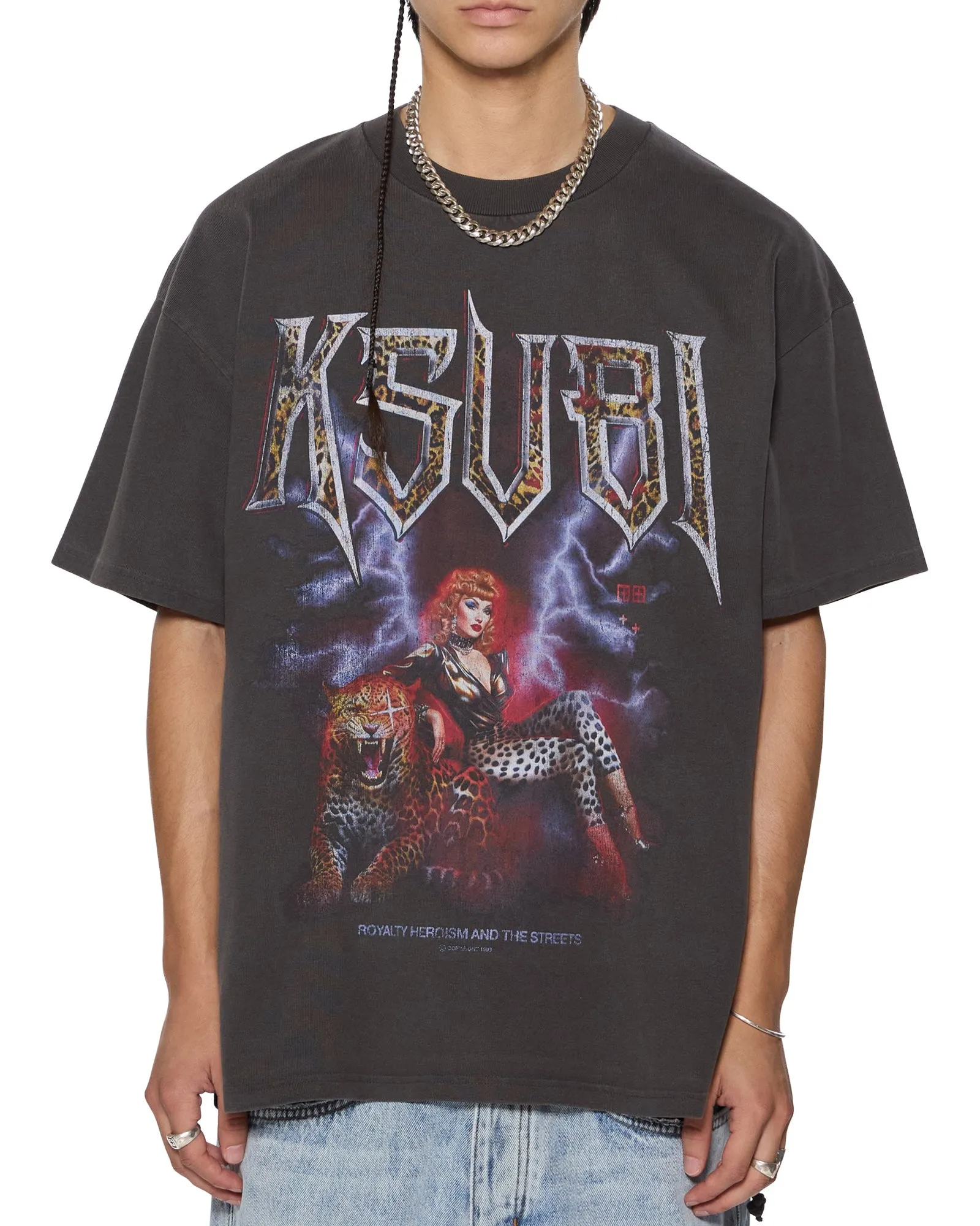 KINGDOM EKCESS SS TEE FADED BLACK