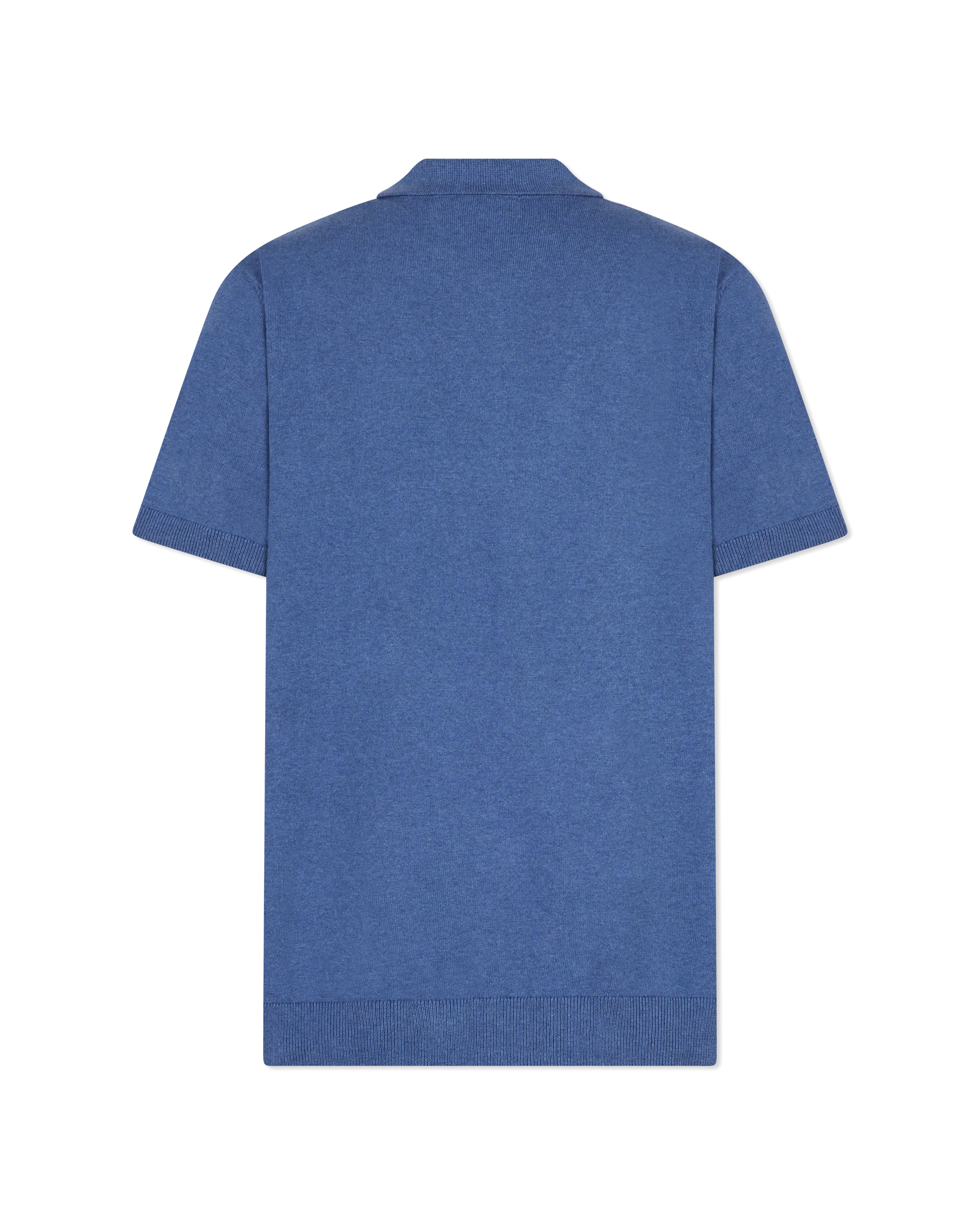 Knitted Short Sleeve Polo Shirt