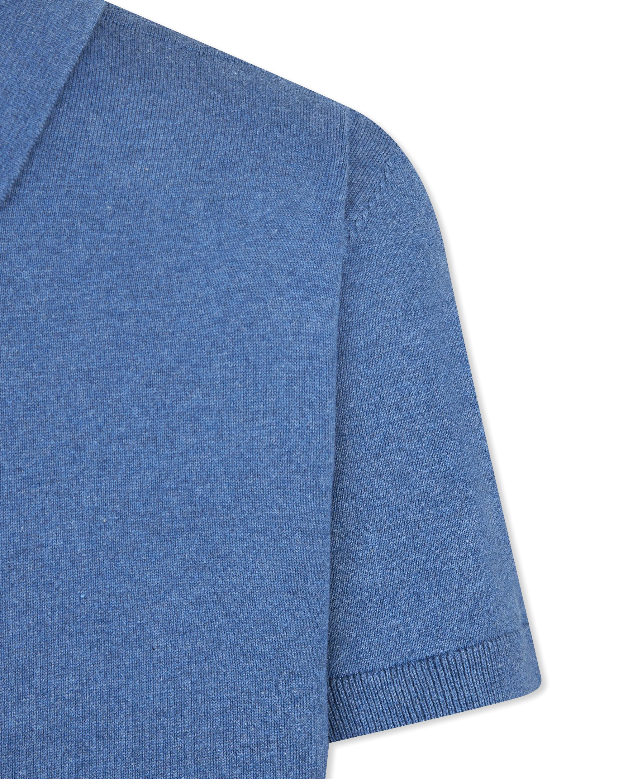 Knitted Short Sleeve Polo Shirt