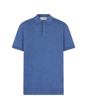 Knitted Short Sleeve Polo Shirt