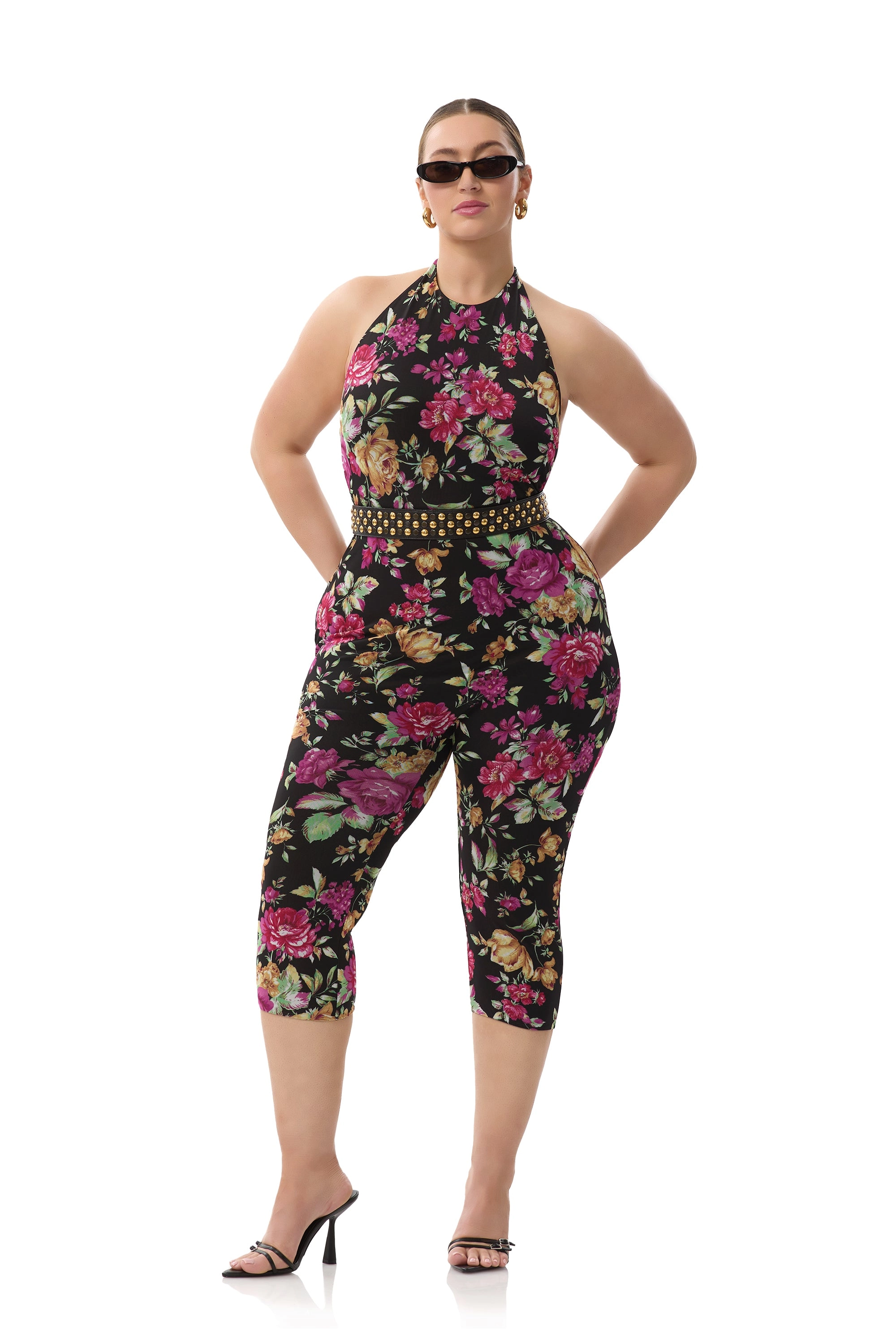 Lucia Catsuit - Dusted Floral