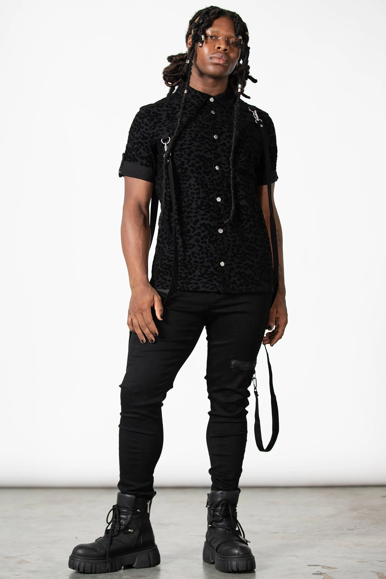 Mad Paw Leopard Print Shirt