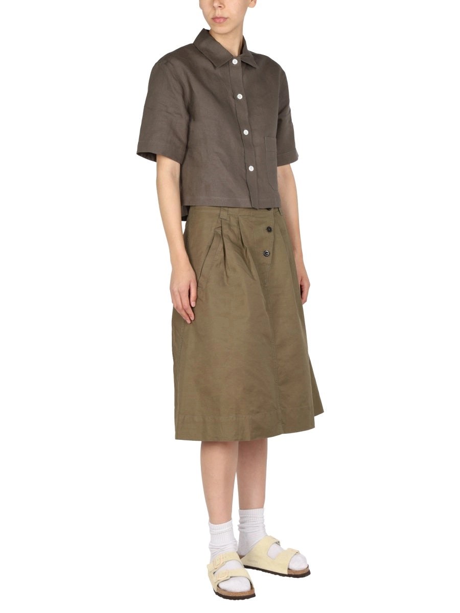 Margaret Howell Button-Down Short-Sleeved Shirt