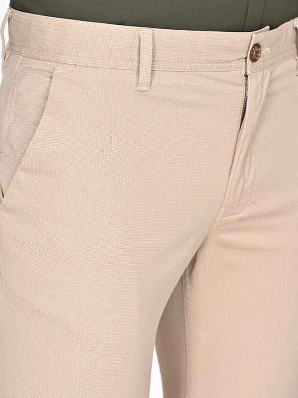 Men Urban Fit Cotton Stretch Trouser