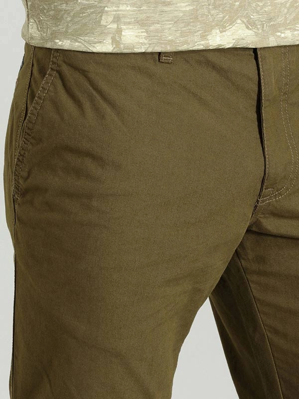 Men Urban Fit Cotton Stretch Trouser