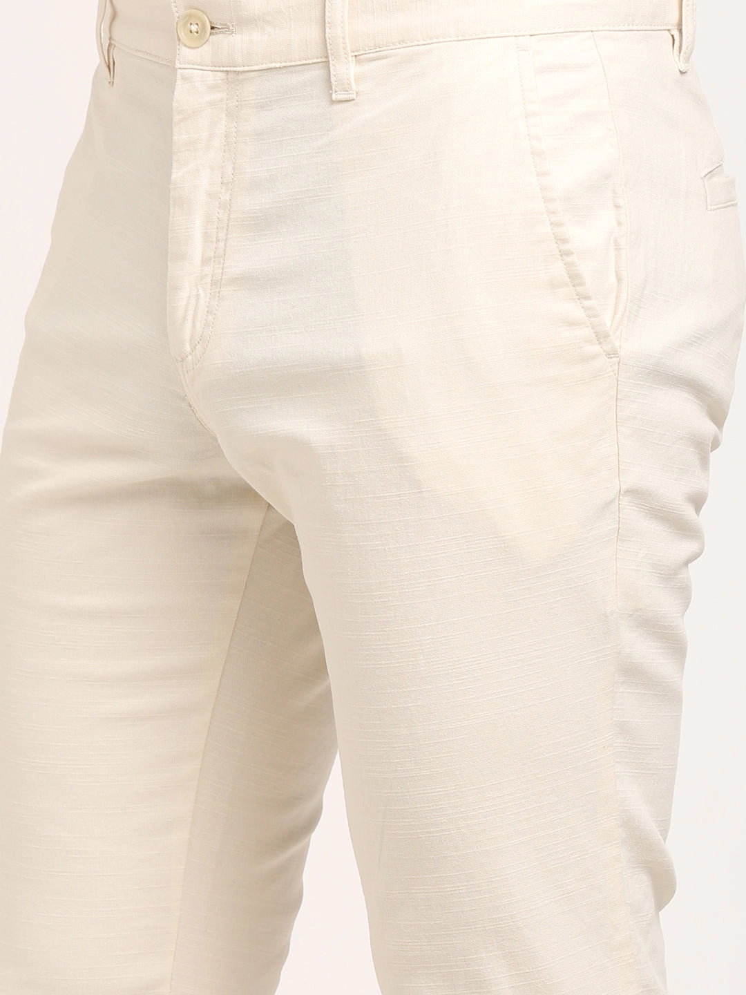 Men Urban Fit Cotton Stretch Trouser