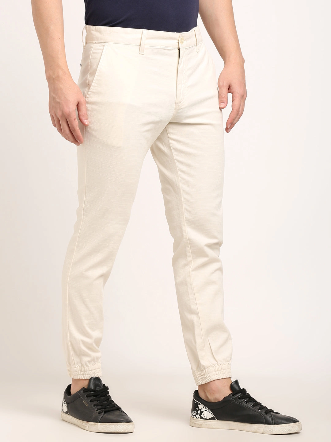 Men Urban Fit Cotton Stretch Trouser
