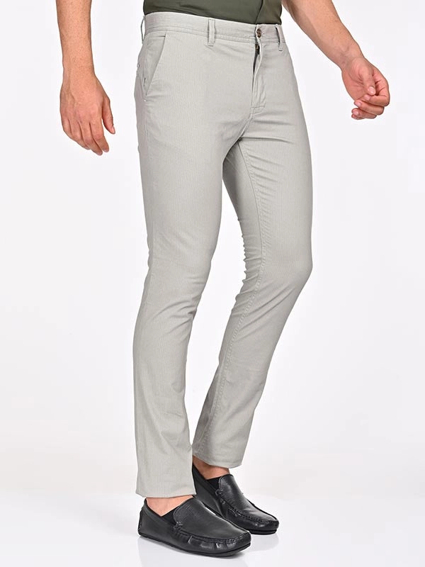 Men Urban Fit Cotton Stretch Trouser